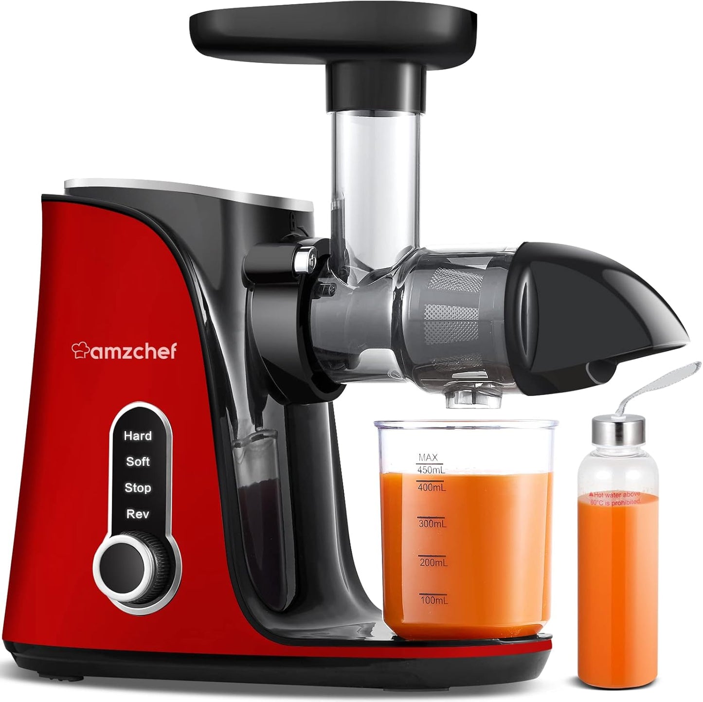 Slow Juicer, 38P x 15W x 34H CM Rot