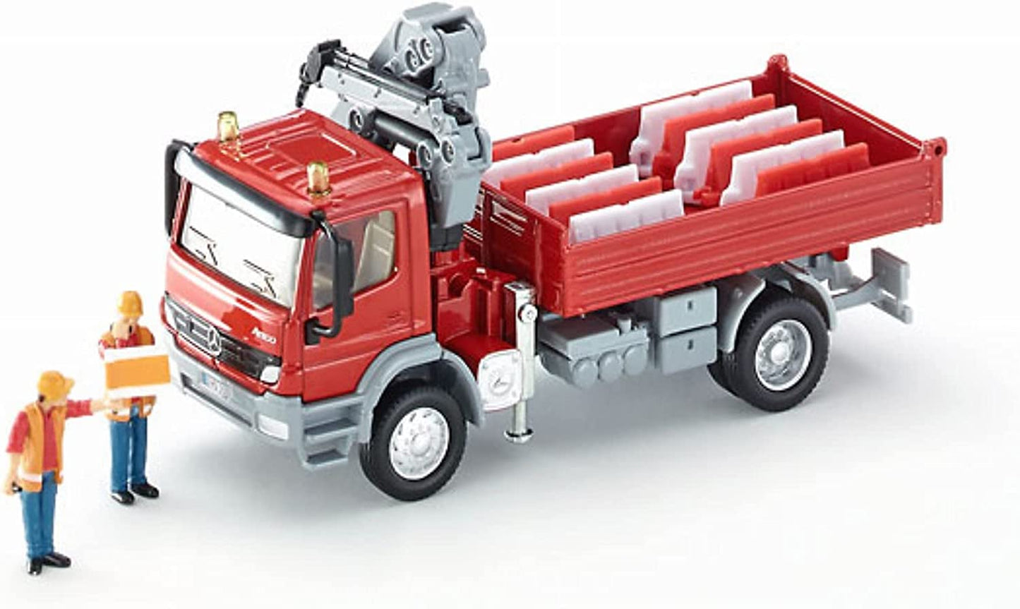 SUPER Mercedes Atego mit Kran, Modellfahrzeug, LKW mit Ladefläche + Kran