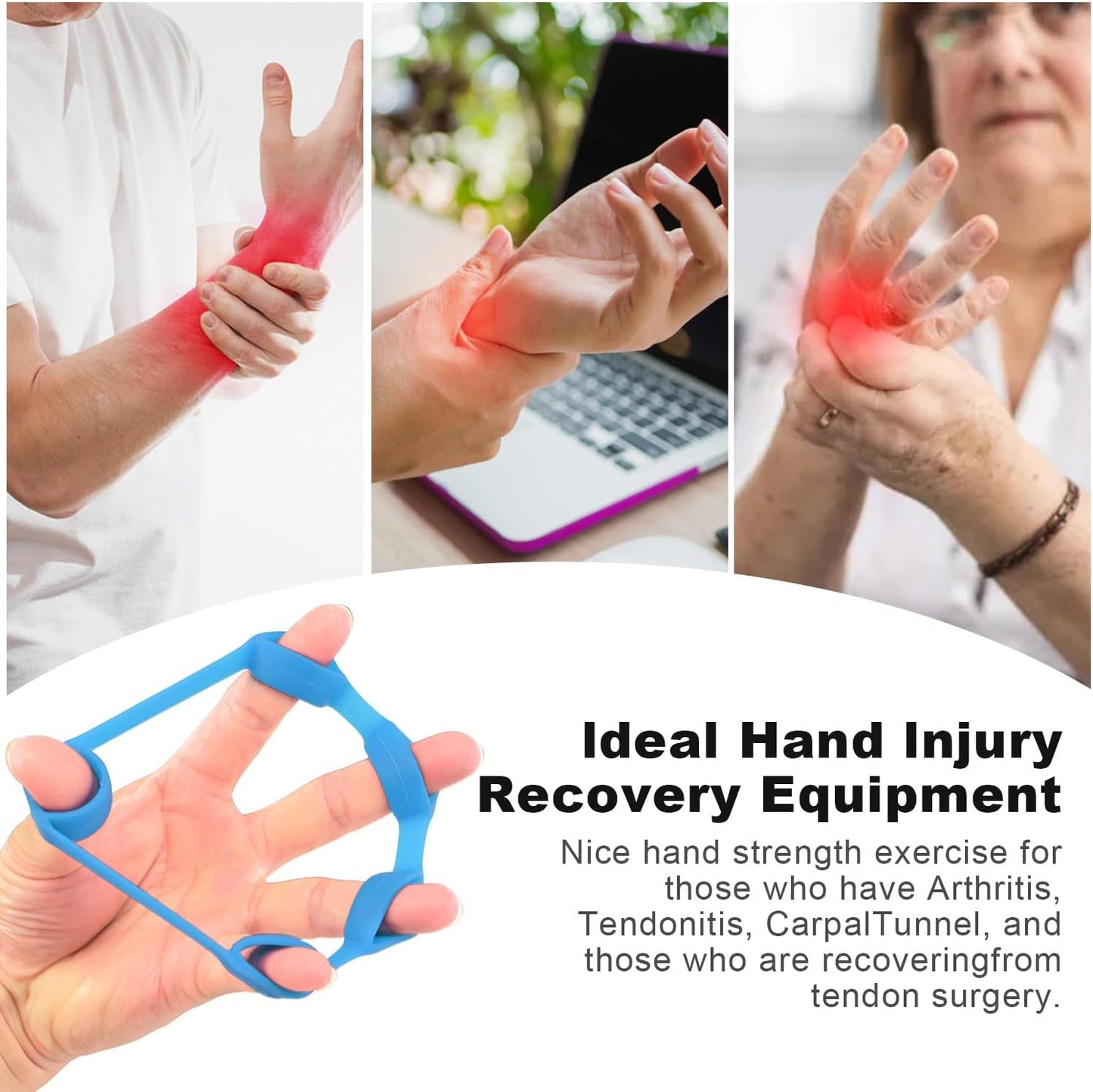 Fingertrainer-Set für Hand- und Unterarmkräftigung