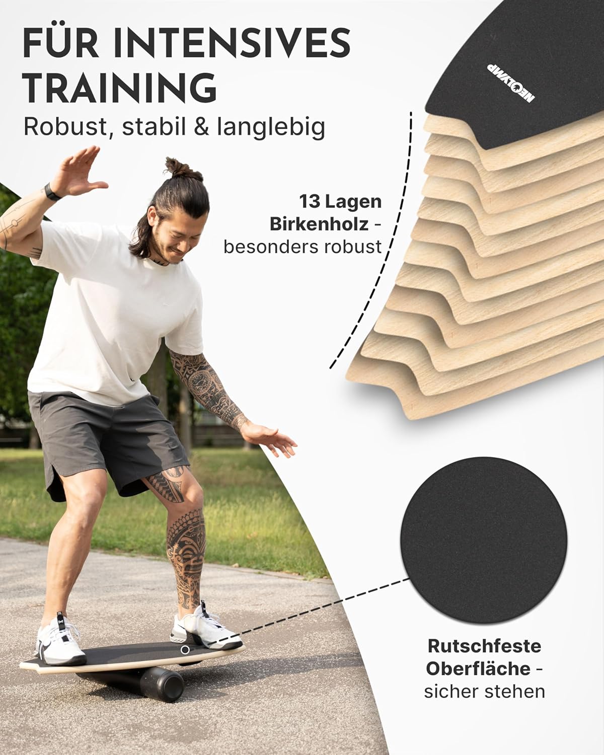 Balance Board, Surf Balance Board schwarz