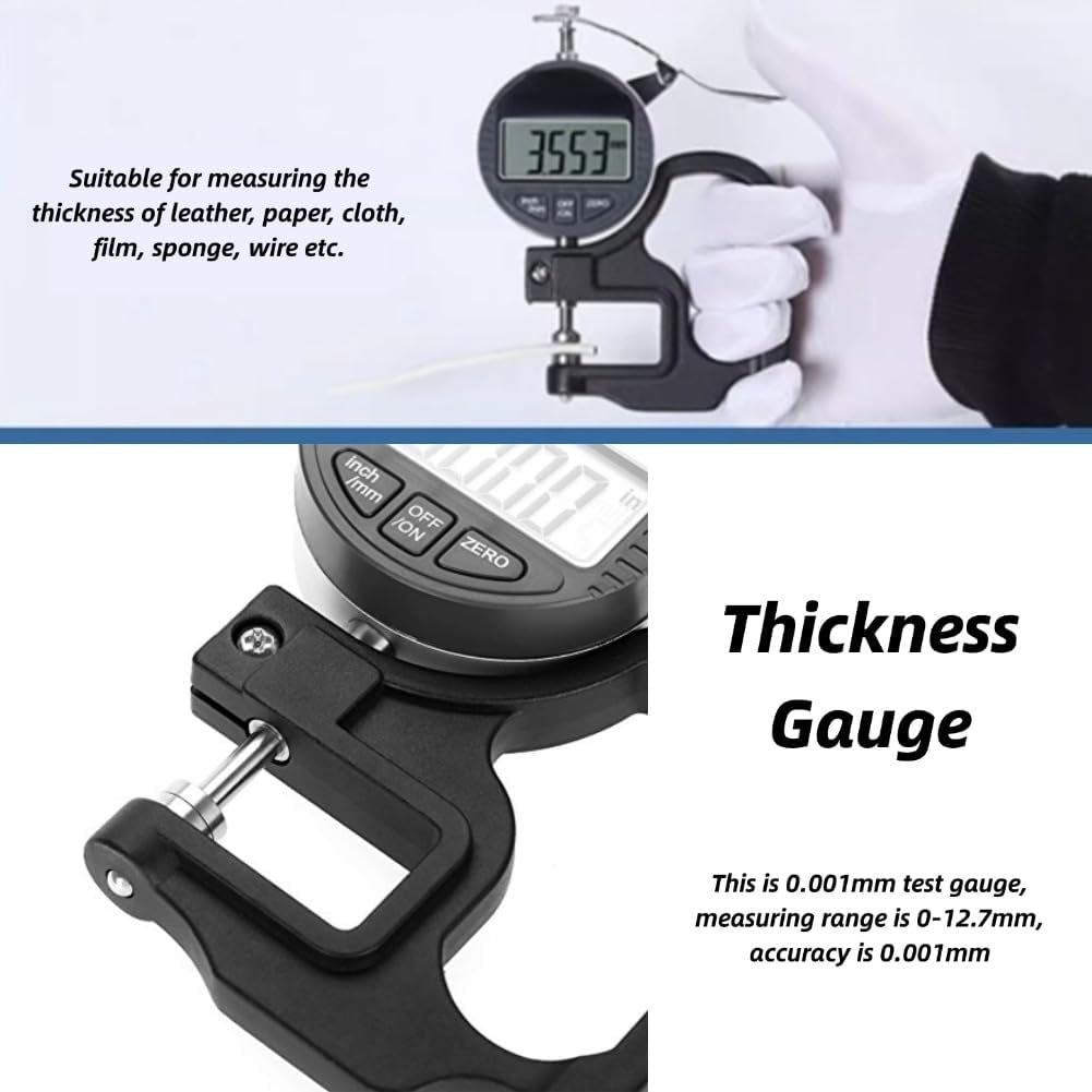 Digitales Dickenmessgerät, Genauigkeit: 0,001 mm