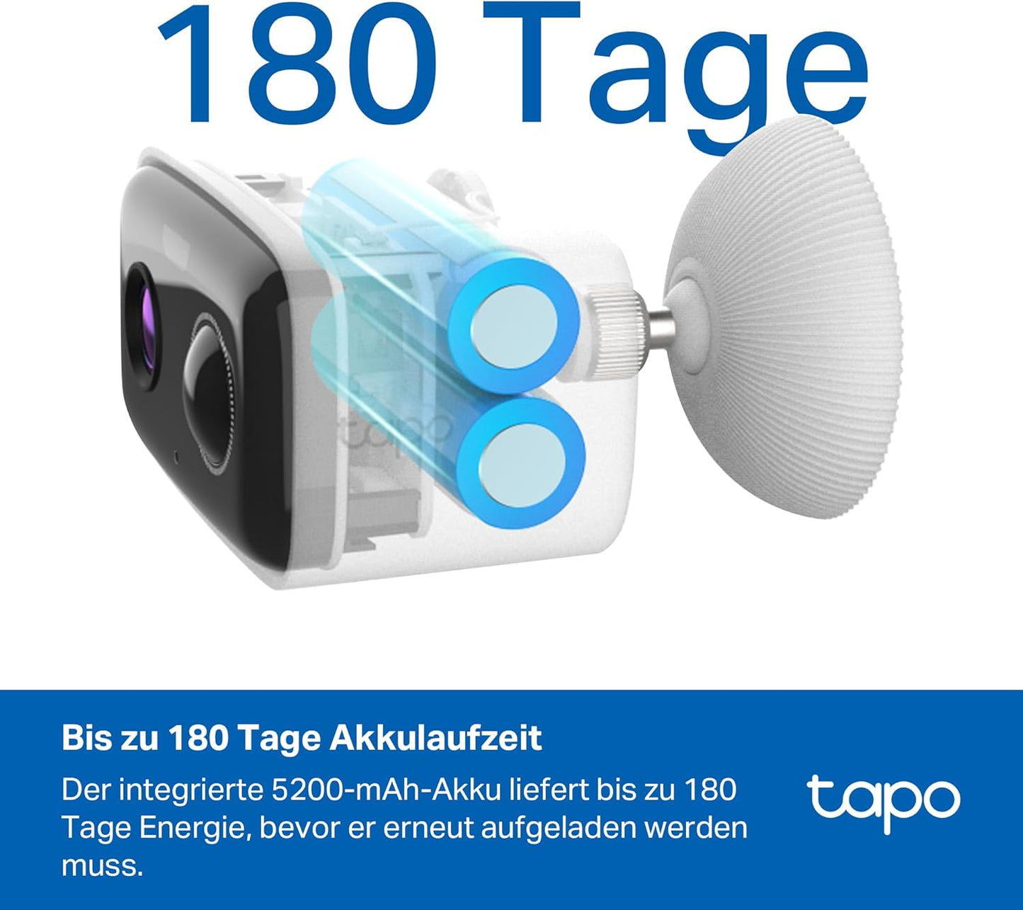 C400 Aussenkamera mit 1080p-HD und Nachtsicht, nur Kamera weiss