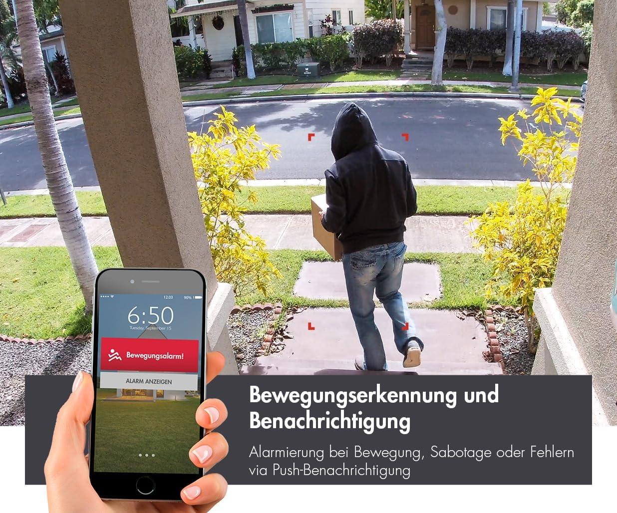 Überwachungskamera LE202 mit Nachtsichtfunktion
