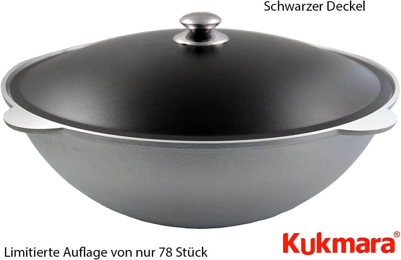 Kazan Wok mit Deckel, 15 Liter