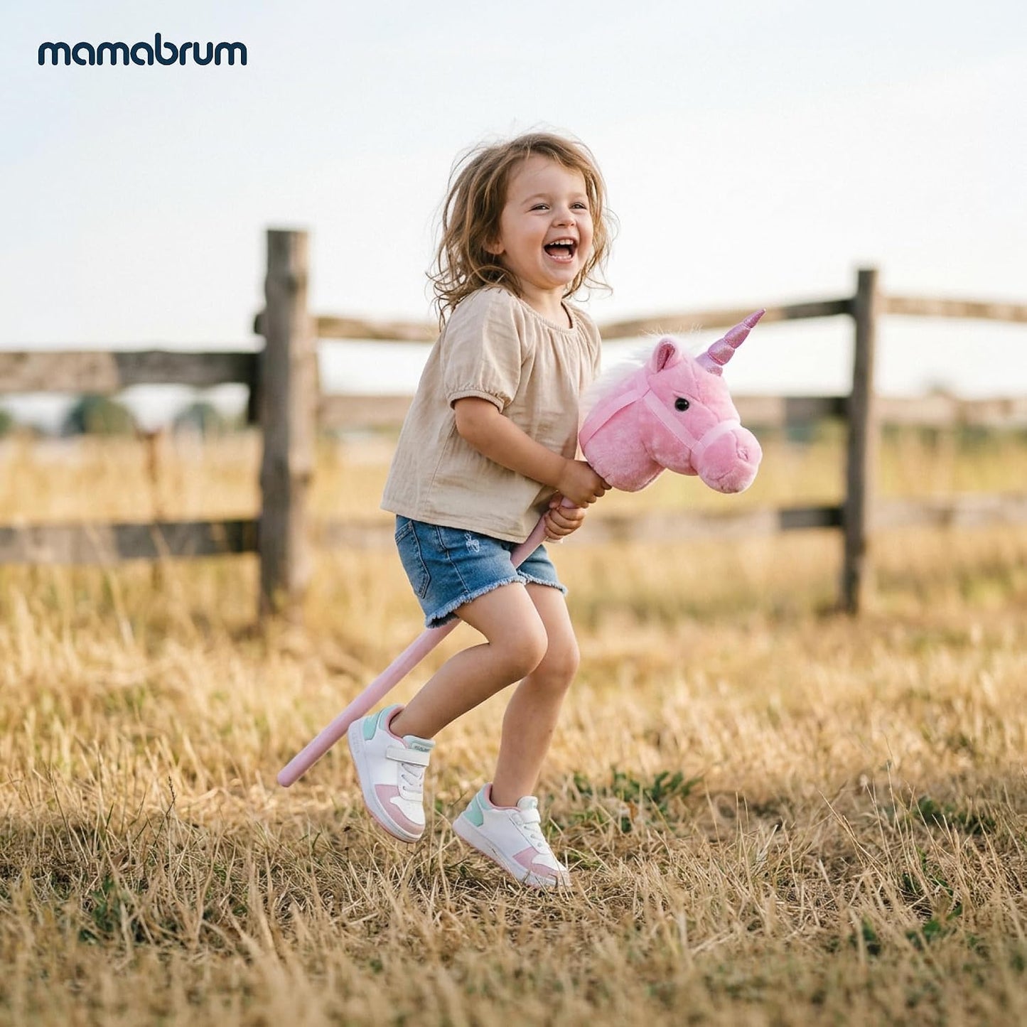Einhorn-Steckenpferd für Kinder