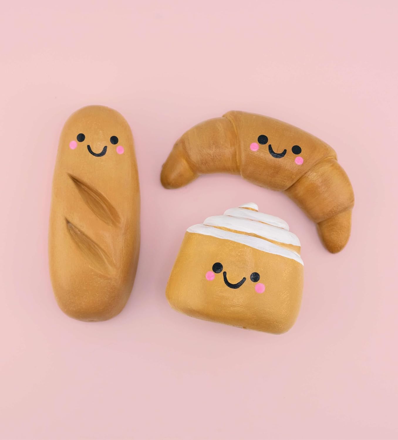 Mini-Töpfer-Set mit lufttrocknendem Ton, Boulangerie Buddies