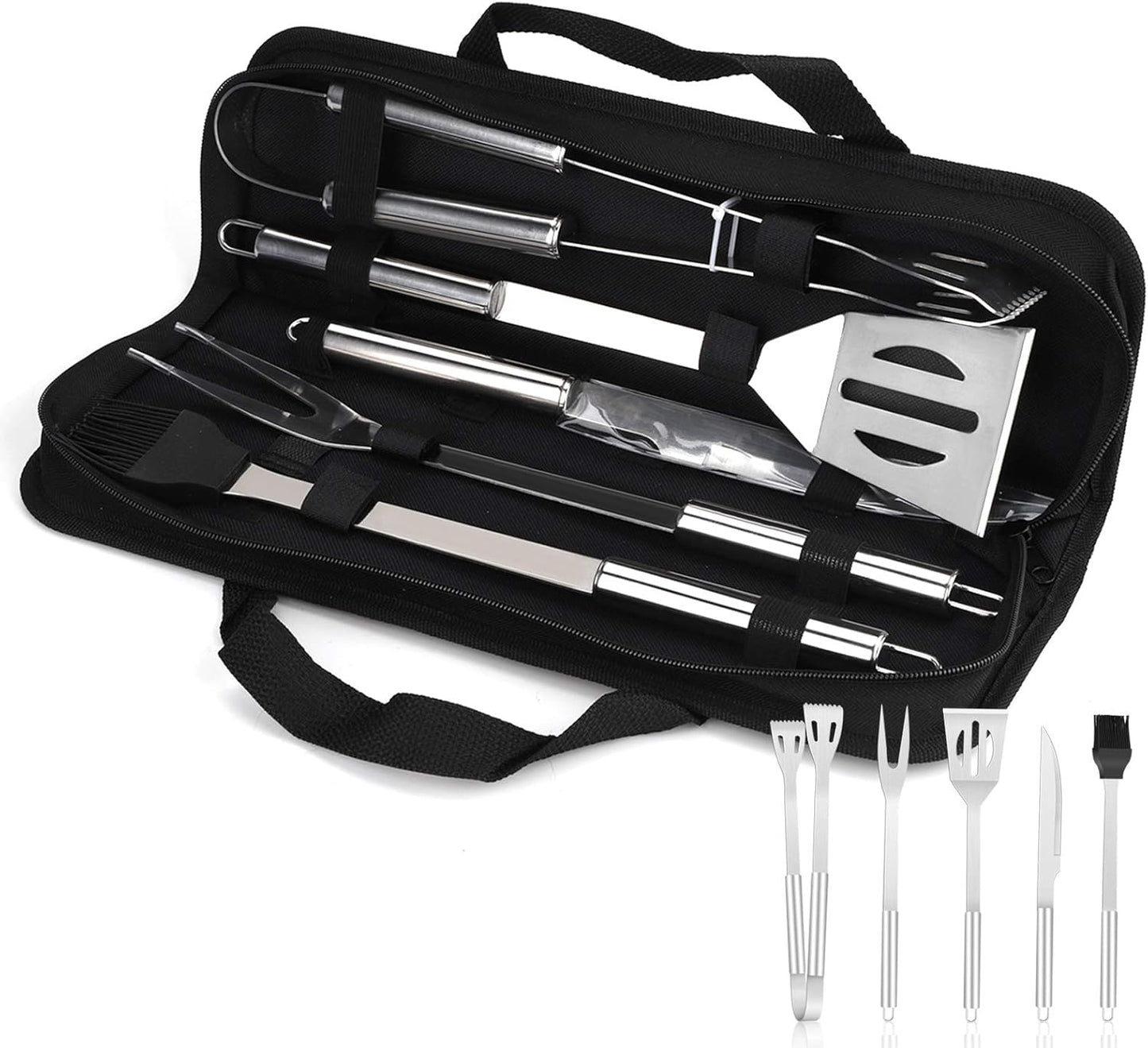 Grillbesteck-Set (5-teilig) für Garten und Camping, 5pcs