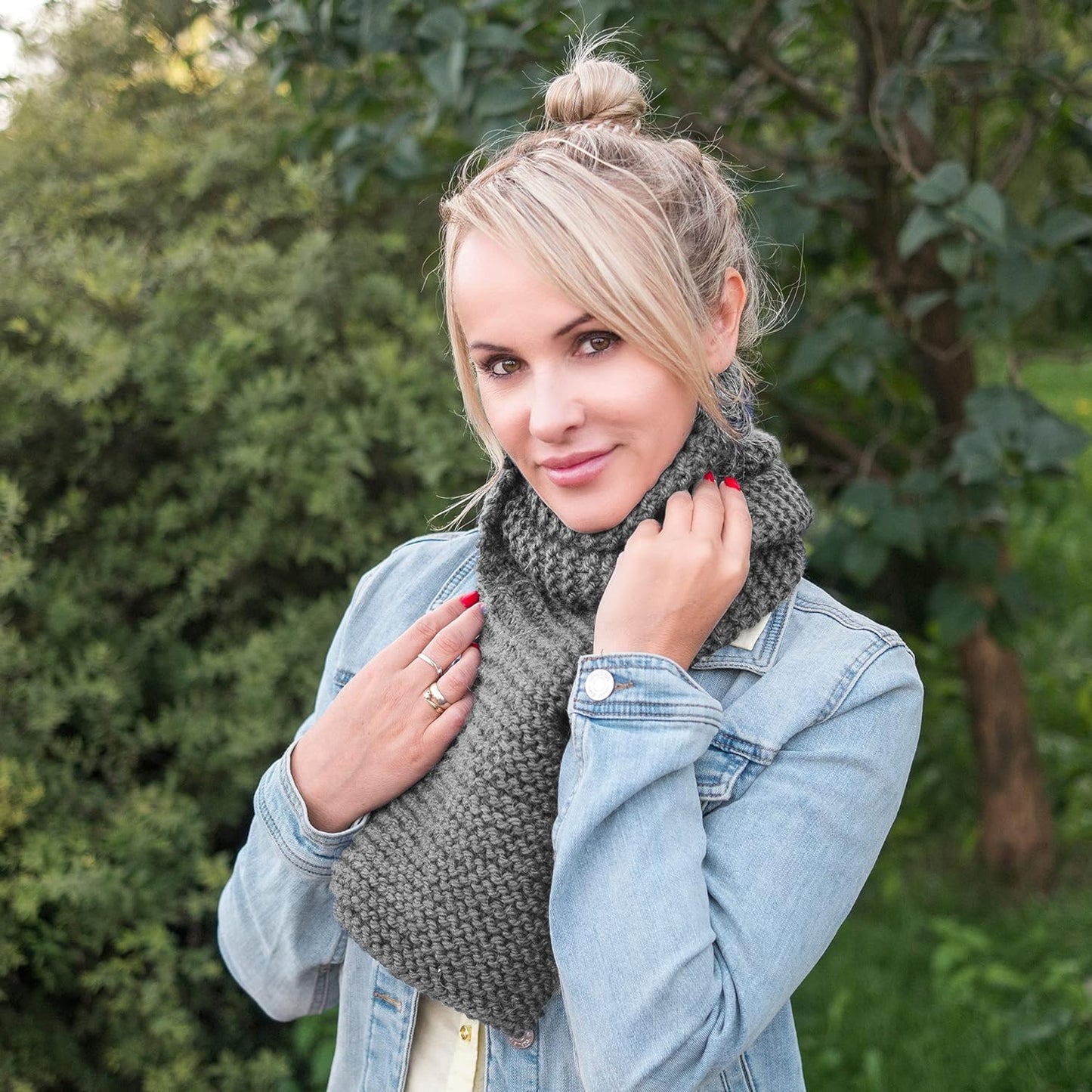 Strickset, Grau
