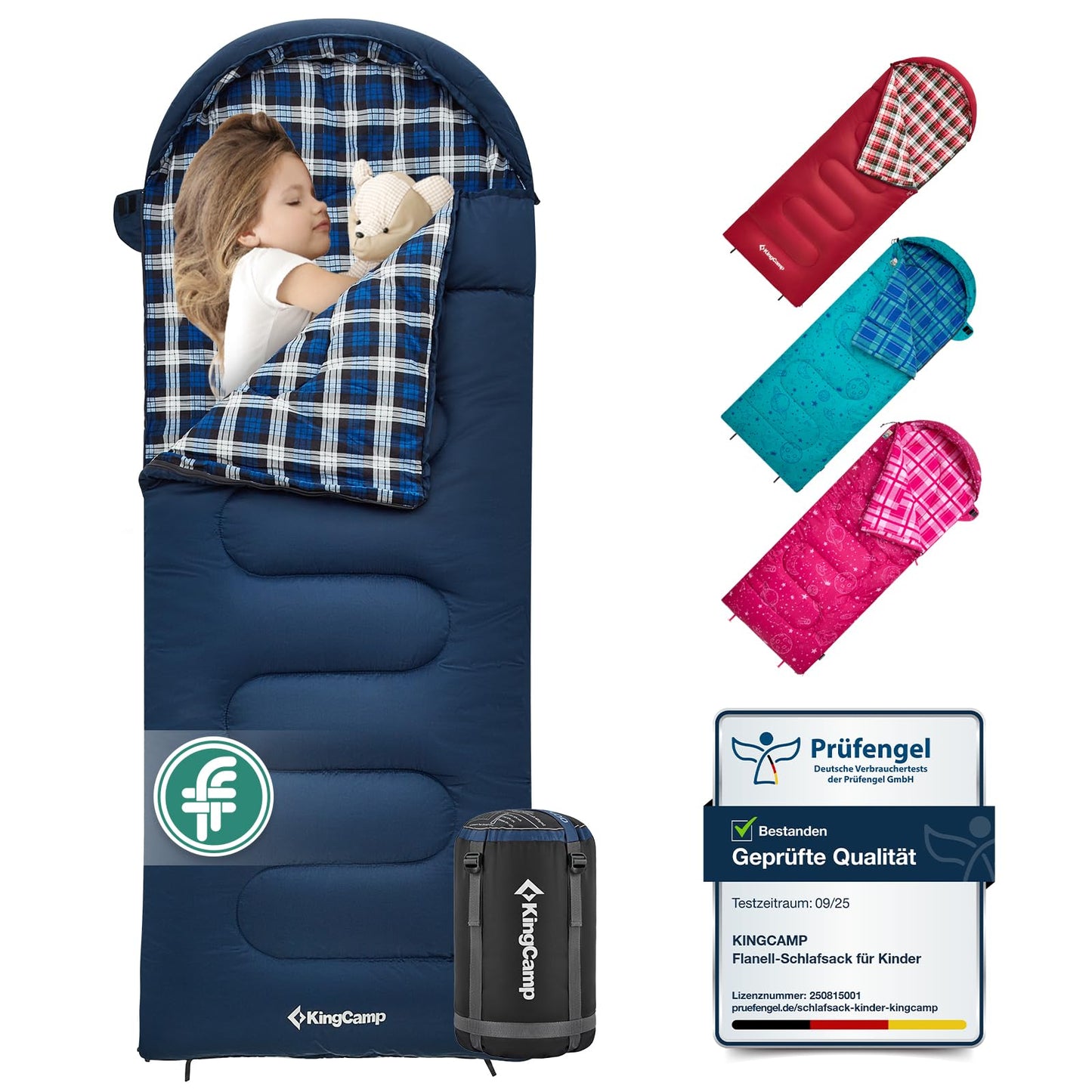Kinderschlafsack für alle Jahreszeiten, Navy R