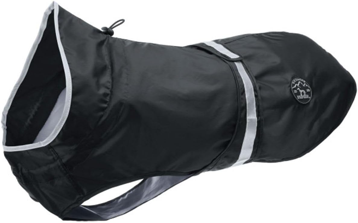 Uppsala Rain - Hunde-Regenmantel, schwarz, 60
