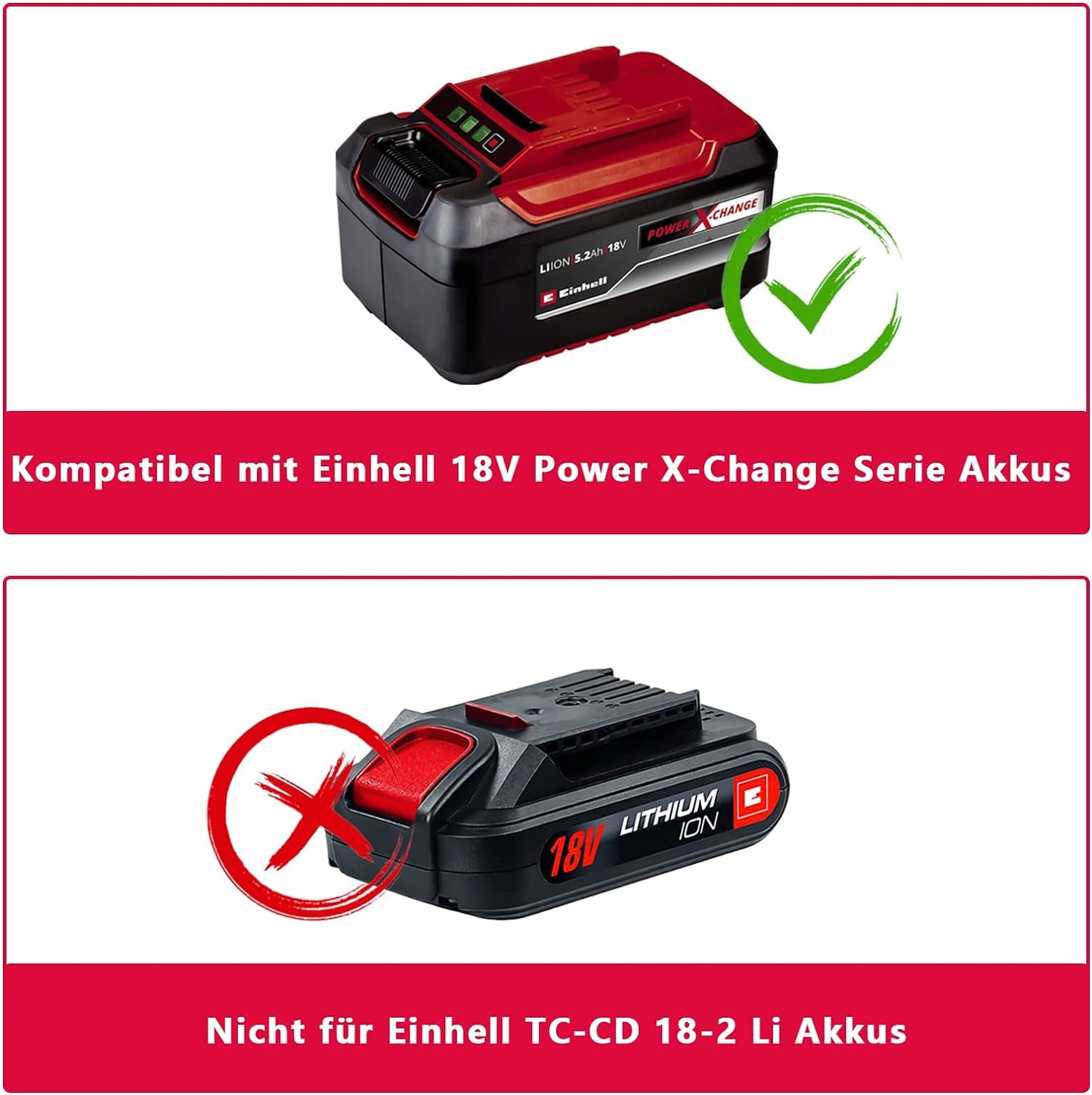 Akku-Adapter Dyson V7 & V8, Für Einhell Akku auf V7/V8
