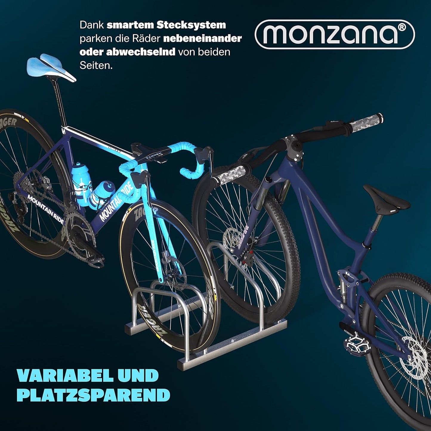 Veloständer, 3 vélos