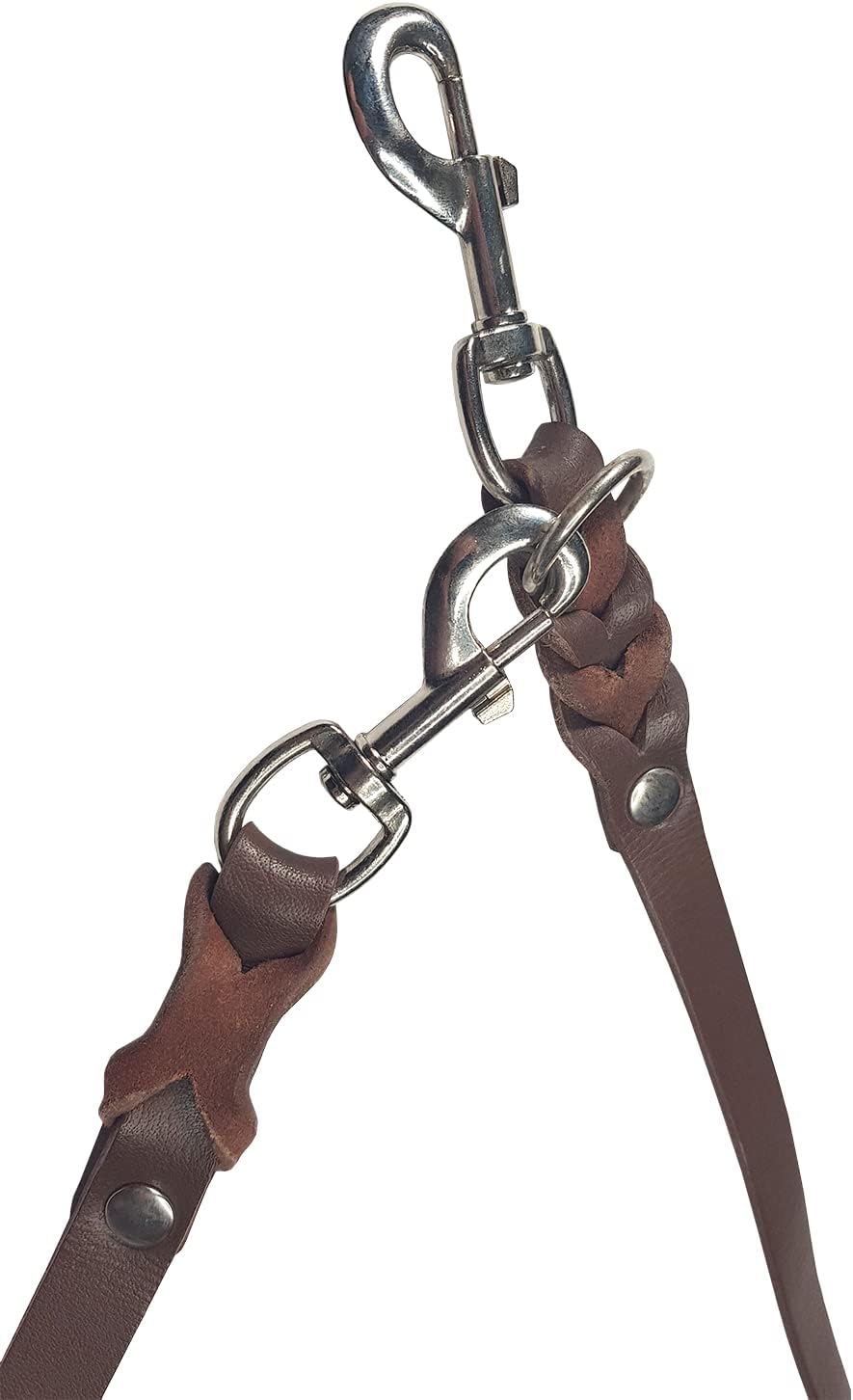 Freihandleinen aus Fettleder, 2 x 200 cm Braun