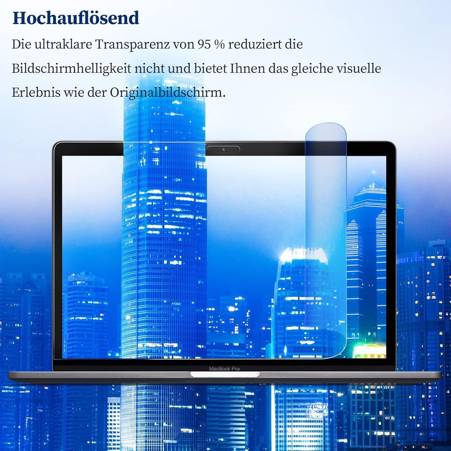 Displayschutzfolie für MacBook Air, Mac Air 13.6/13 Zoll(2022-2025)