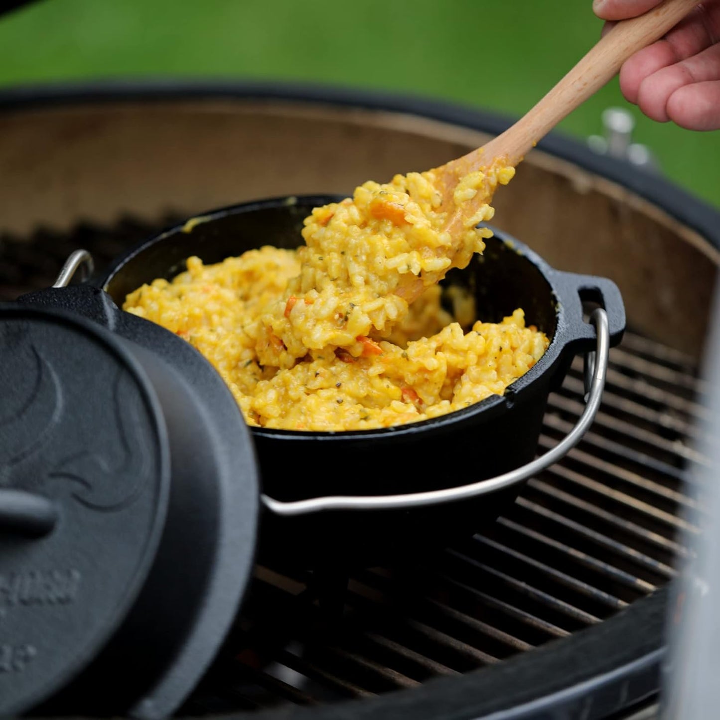 Mini Dutch Oven DO1P mit Füsse, preseasoned, Topf mit Füsse 1,8 Liter (DO1P)