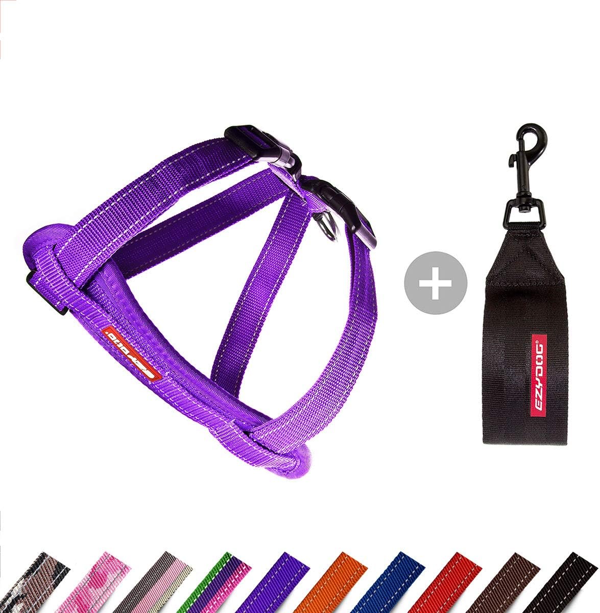 Hundegeschirr mit Auto Sicherheitsgurt, Violett