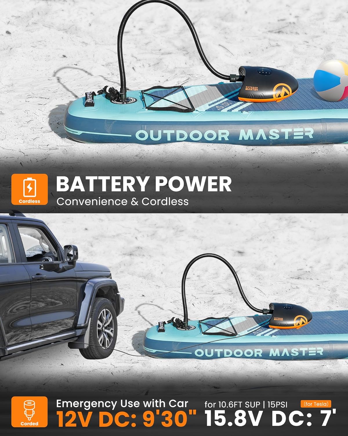Elektrische SUP Pumpe Shark