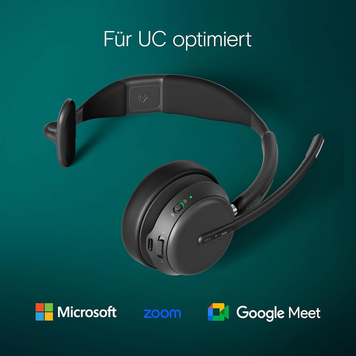 Impact 1030T Mono Bluetooth Headset, Teams-zertifiziert, Bluetooth Mono and Microsoft Teams Certified