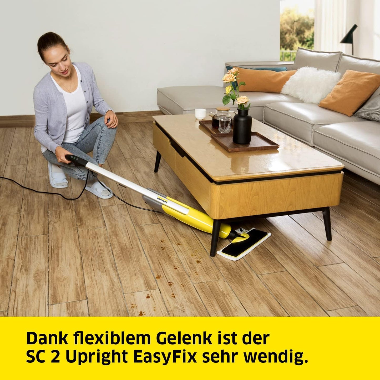Dampfreiniger SC 2 Upright EasyFix mit Bodendüse