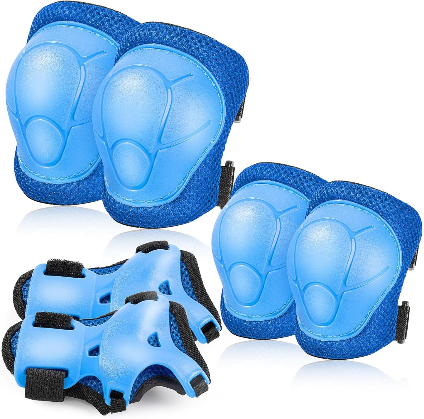 6-teiliges Protektoren-Set für Kinder, Blau