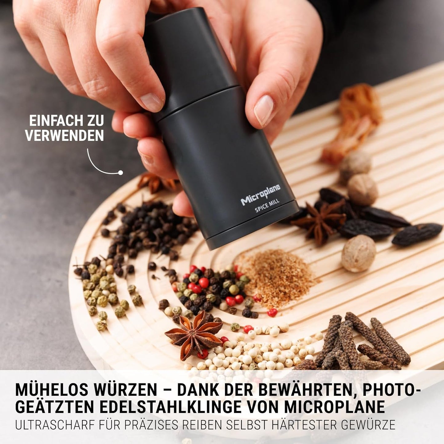 Gewürzmühle, Anthrazit Grau