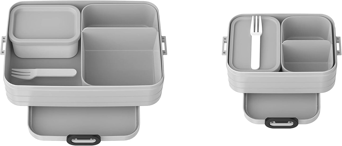 Brotdose Duo Pack, 08. Cool Grey, Duo Pack (Midi + Large)