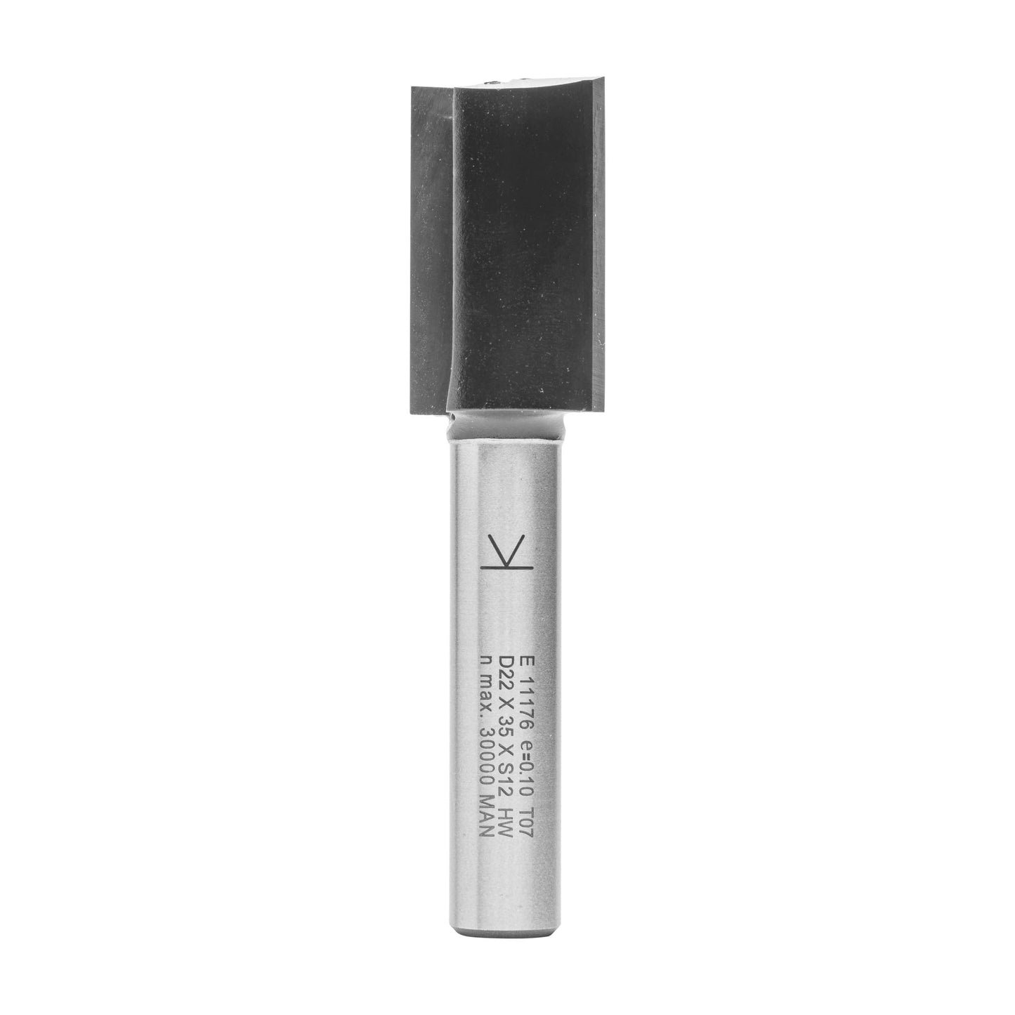 Nutfräser 12 mm Schaft, 22 mm Durchmesser, D=22 / NL=35 / GL=90 / SL=55