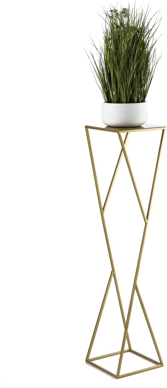 Blumenständer im Loft-Stil 100 cm, 100 cm Gold