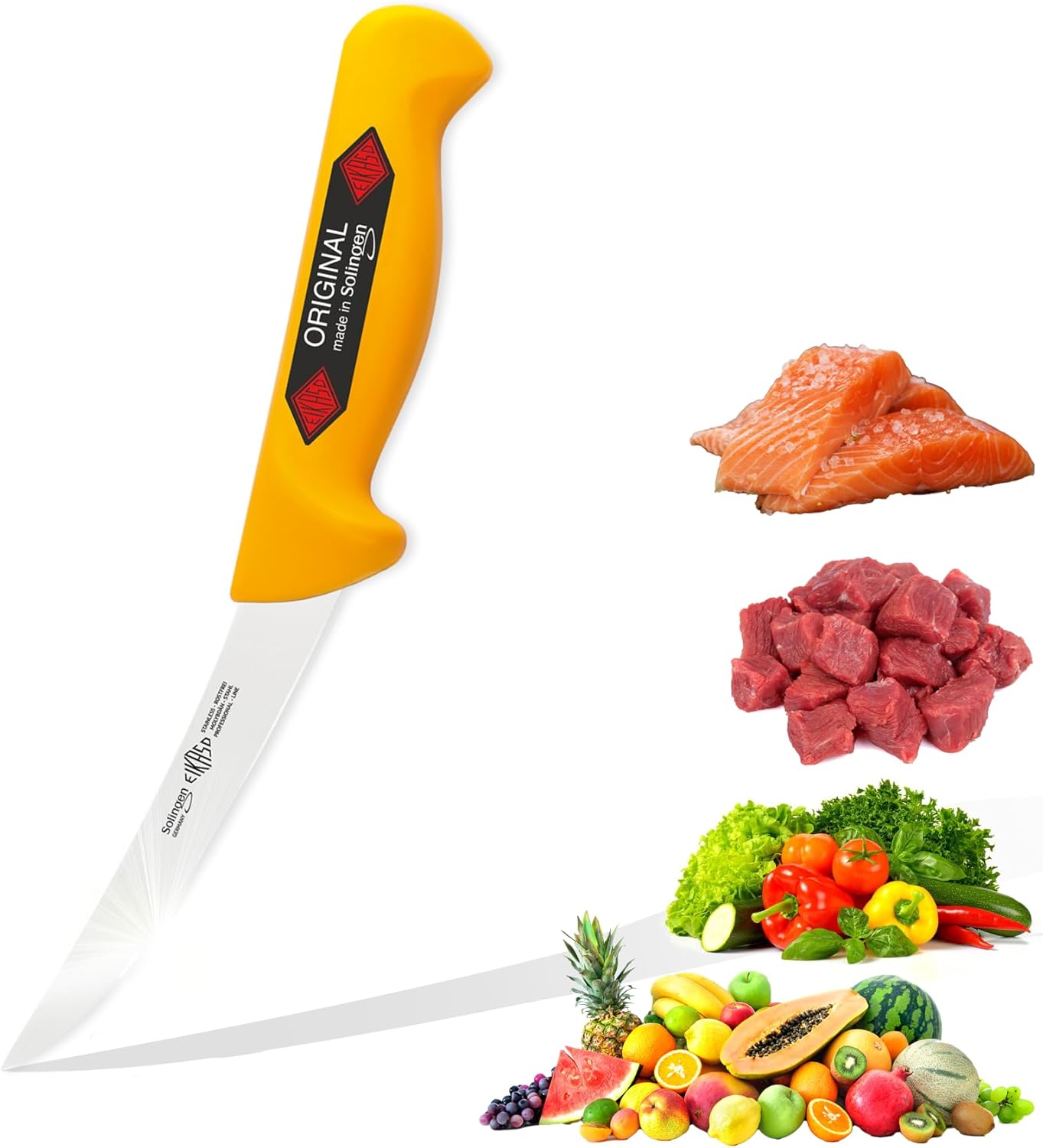 Ausbeinmesser mit gebogener Klinge
