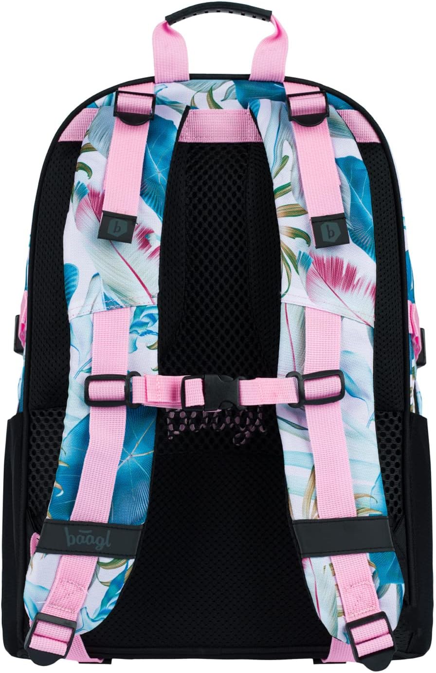 Schulrucksack-Set, Skate Leafs