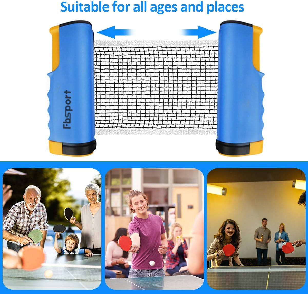 Tischtennis Set, Blau