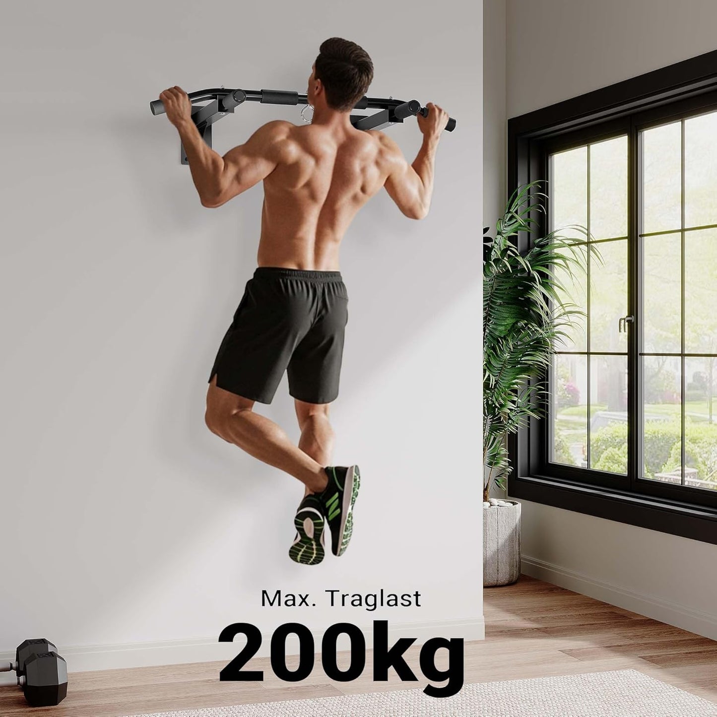 Klimmzugstange Wandmontage 200kg