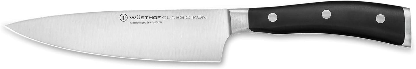 Classic Ikon Kochmesser, Schwarz 16 cm Single