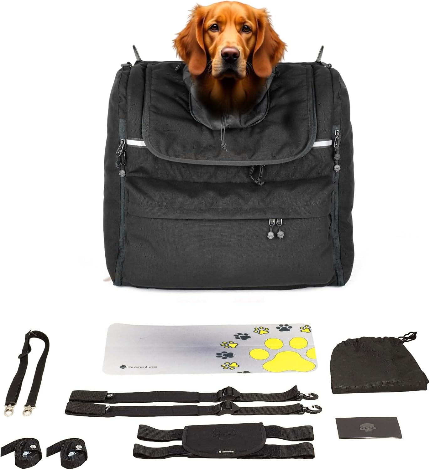 Wasserdichte Motorradtasche für Haustiere, 11-20 kg, L (11-20 kg)