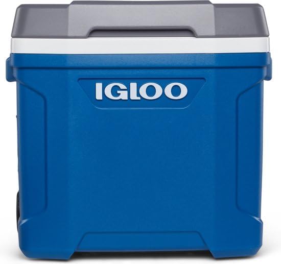 Latitude - Outdoor-Kühlbox mit Rollen (28L), 30 Roller - 28L Blau