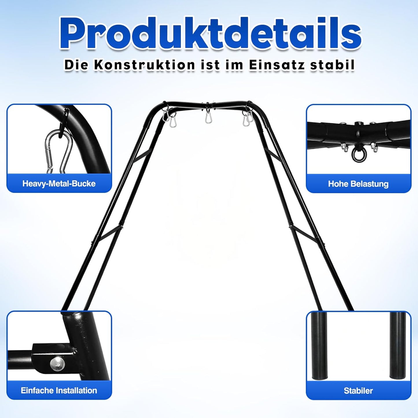 Freistehender Sexschaukel-Ständer, bis 360kg