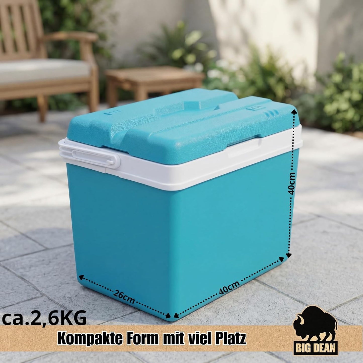 Kühlbox für langanhaltende Kühlung