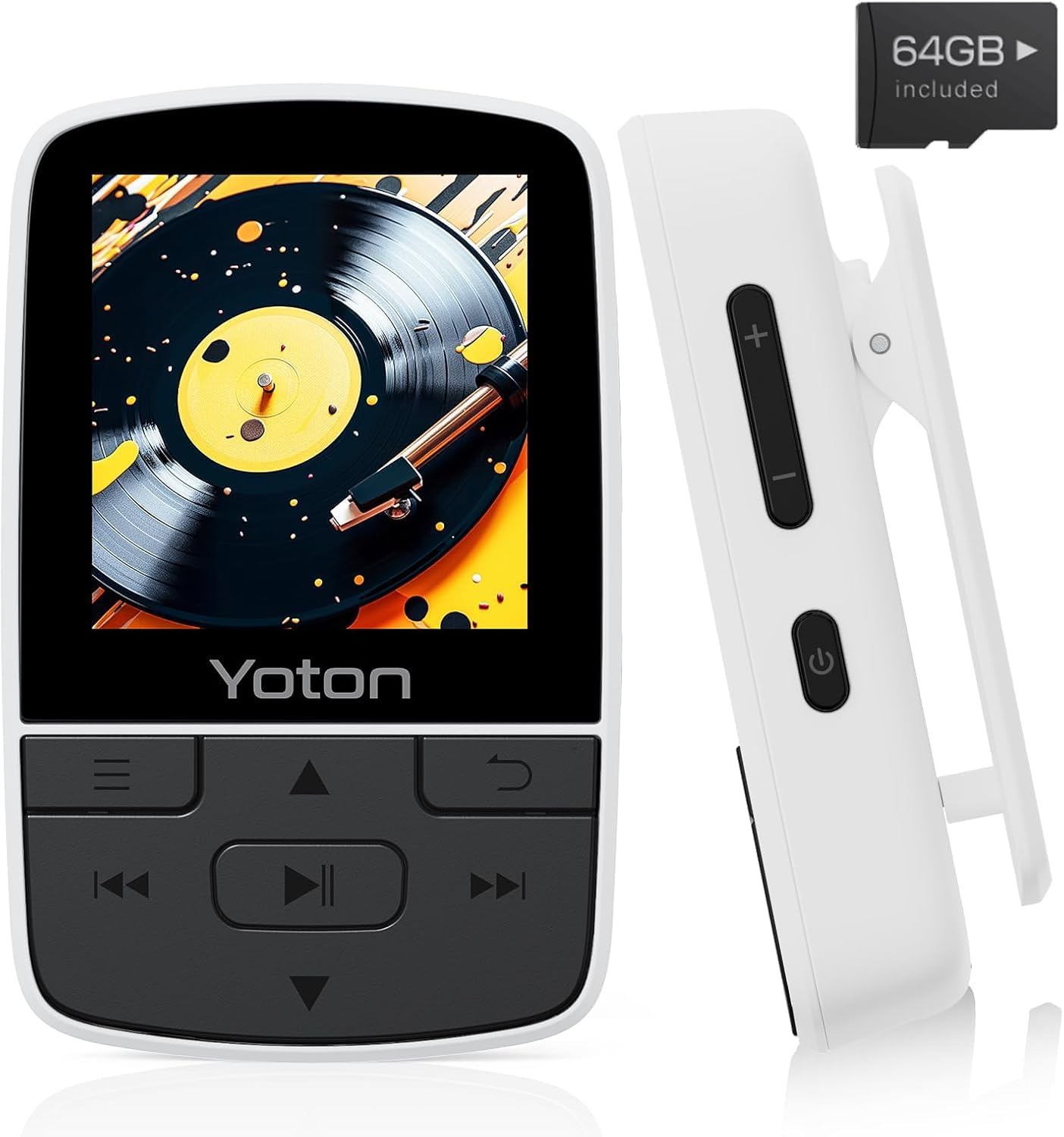 MP3-Player mit Sportclip, Weiss