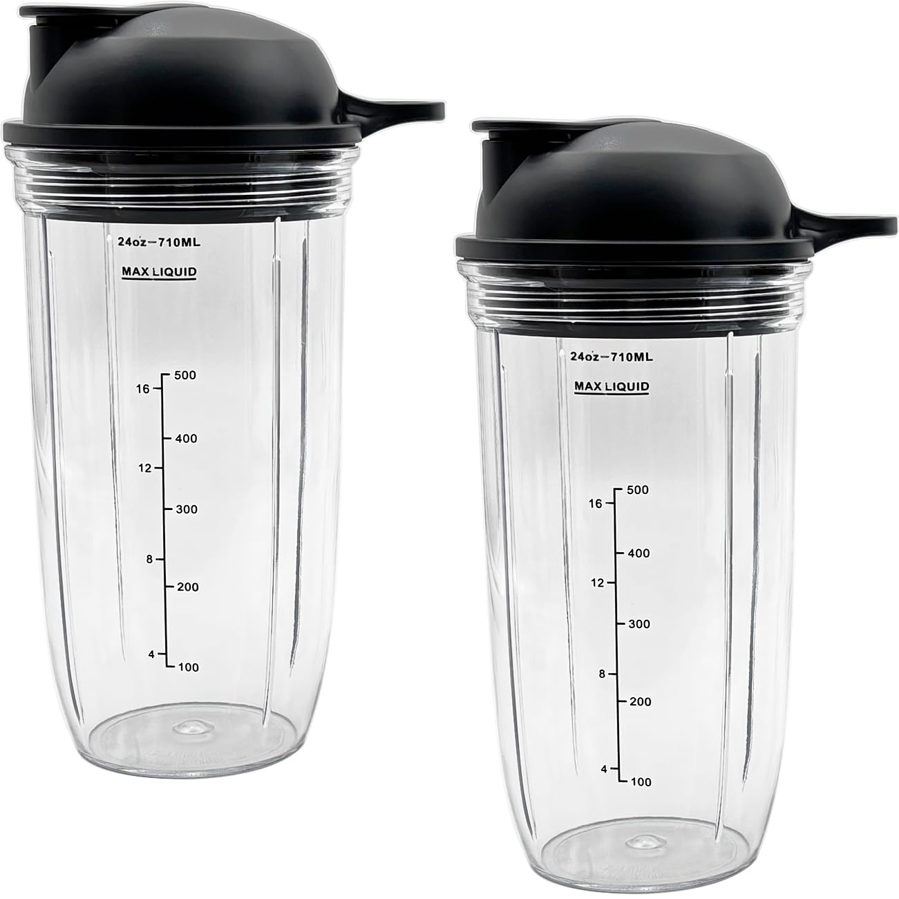 Mixer Becher-Set, Becher mit Deckel