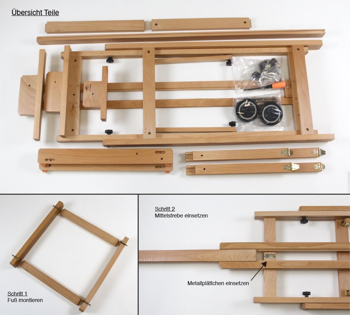 Atelier-Staffelei 131 für Keilrahmen