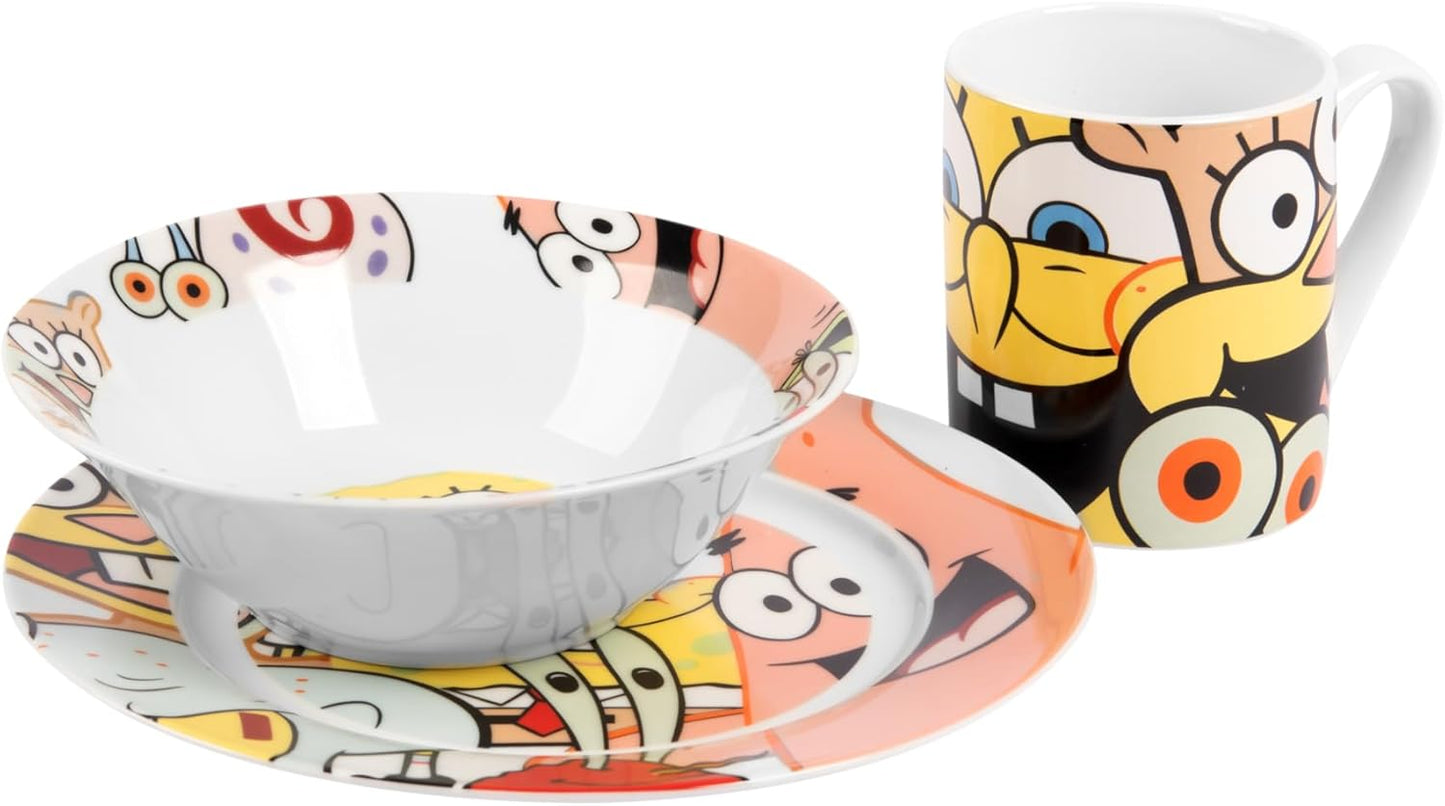 Spongebob Schwammkopf Frühstücksset