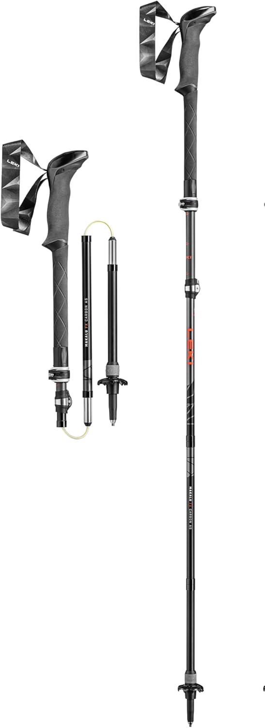 Makalu FX Carbon AS Stöcke, einfarbig 110 - 130 cm