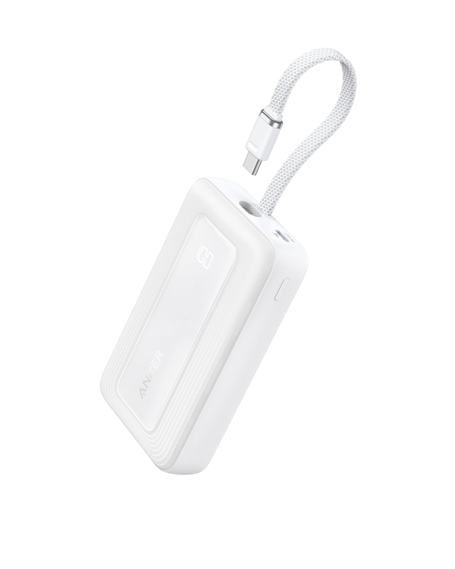 Powerbank A1688 mit USB-C, 1 USB-C Kabel Weiss