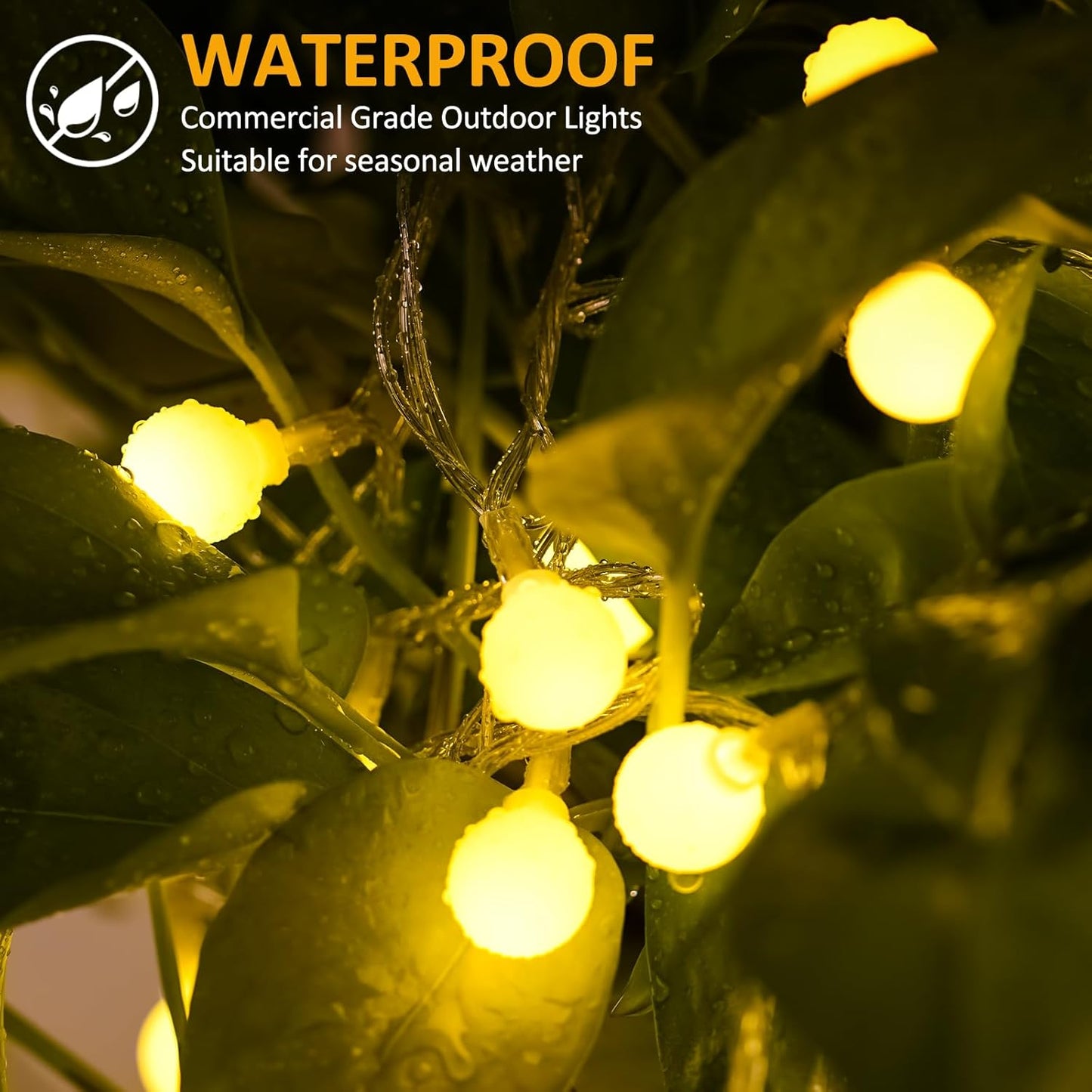 LED Lichterkette mit Fernbedienung mit 100 Lichter, dimmbar, Timerfunktion