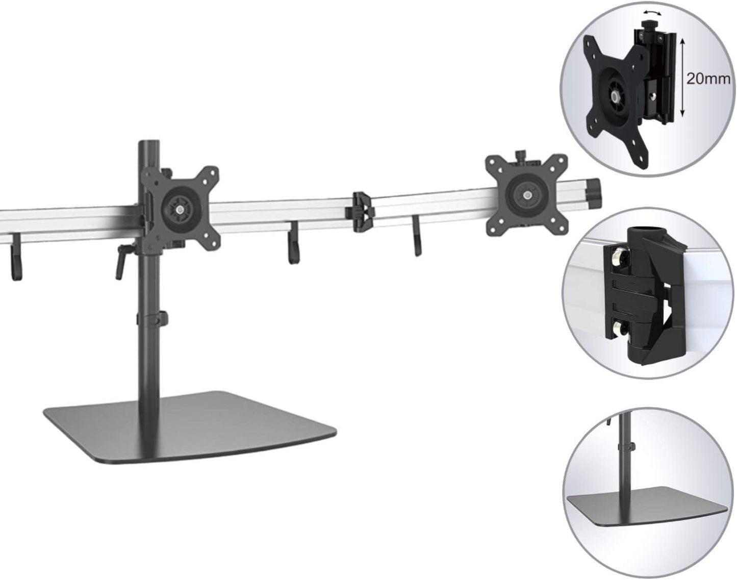 Monitor Tischhalterung für 3 Bildschirme, Mp230s-l