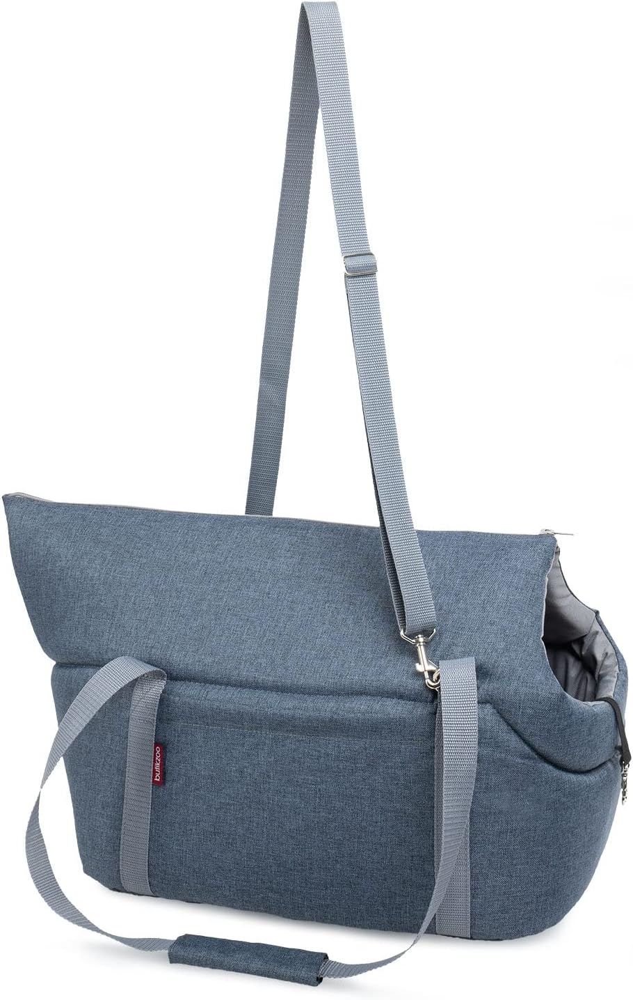 Transporttasche für Haustiere, L 34 x B 22 x H 26 cm Denim Imitat