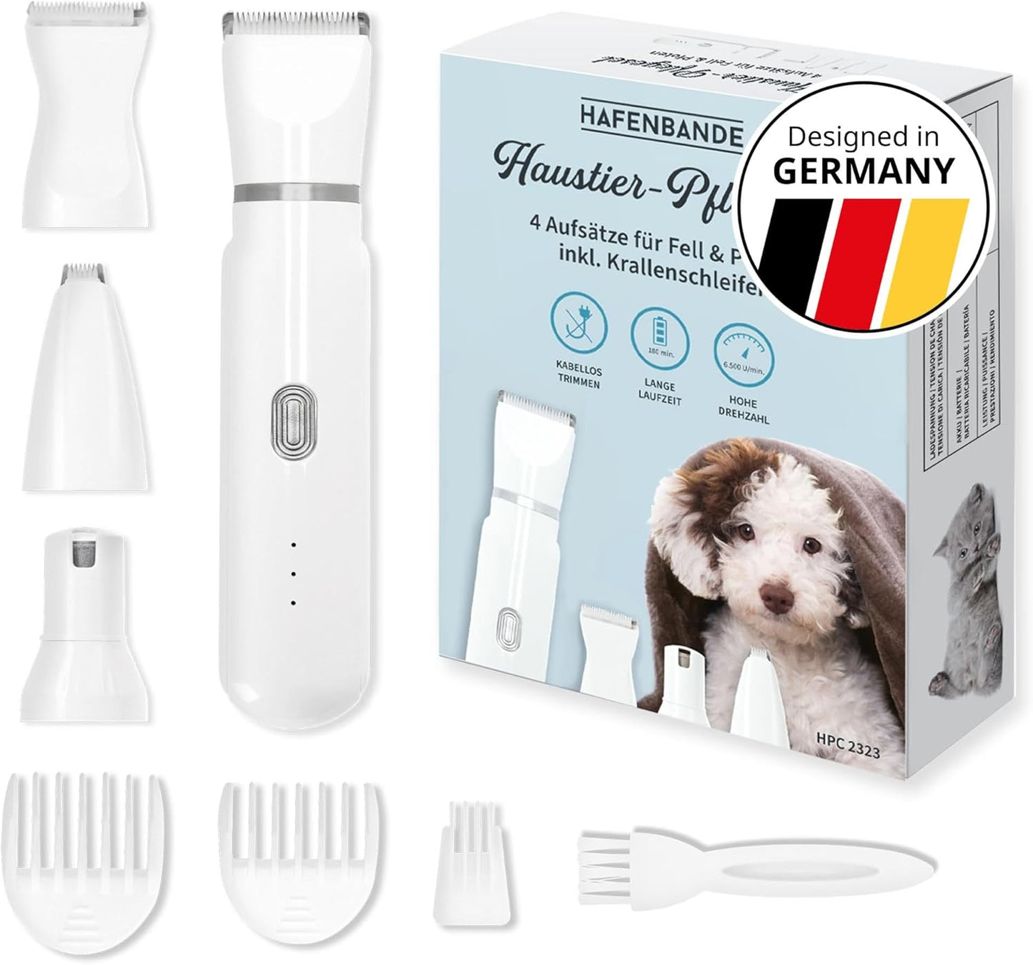 2-in-1 Hundeschermaschine, 4-in-1 Trimmer