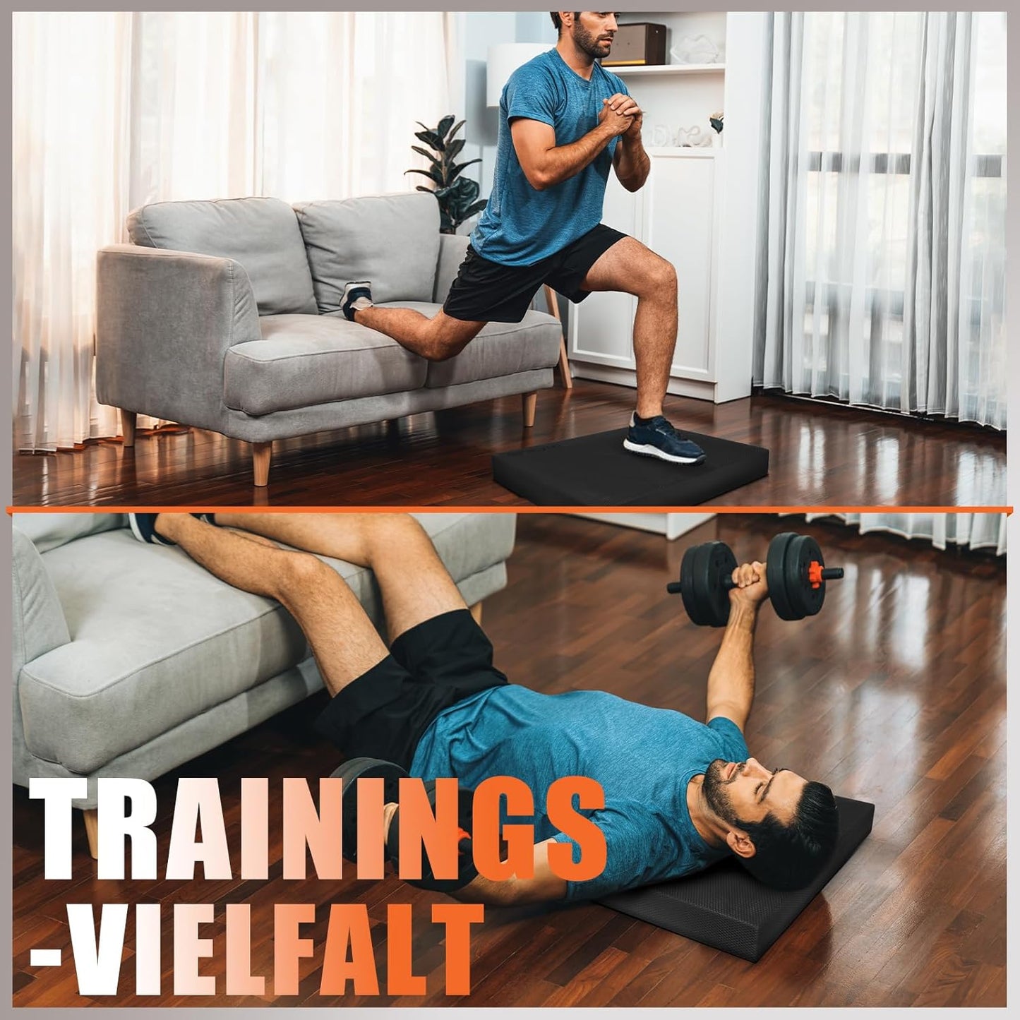 Premium Balance Pad, Schwarz XXL