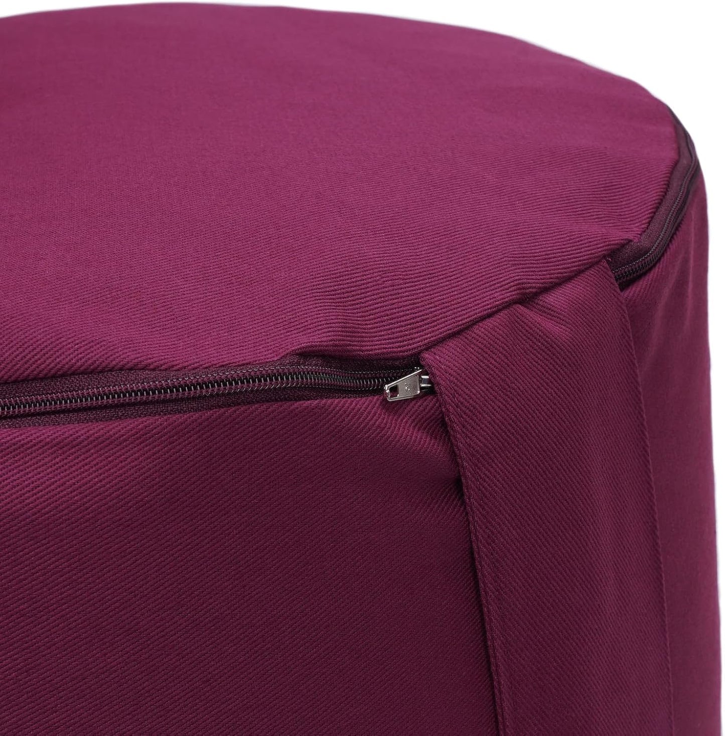Ergonomisches Meditationskissen Rondo Big D, aubergine