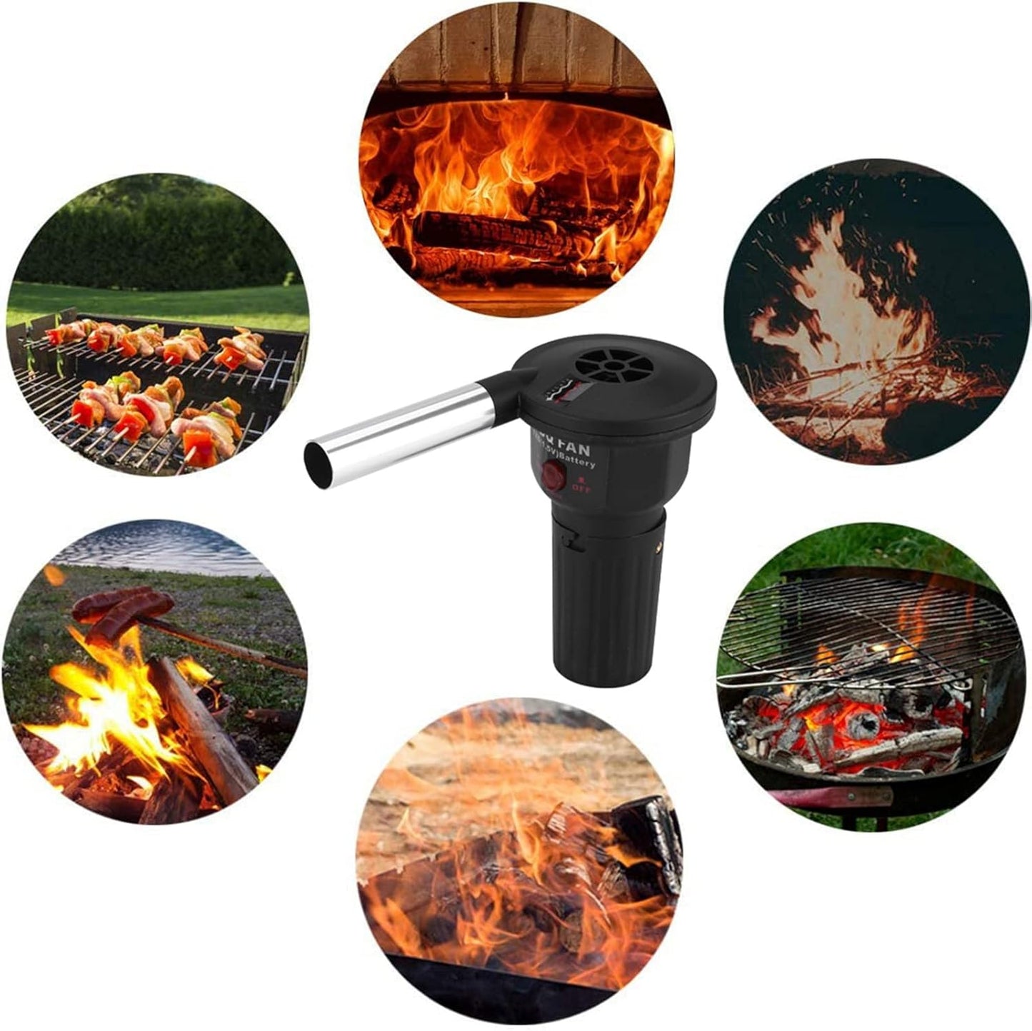 Elektrisches Grillgebläse